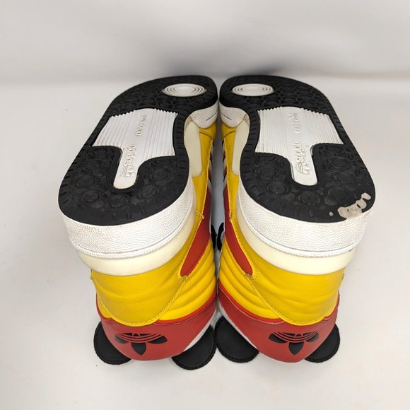 VERY RARE adidas x Jeremy Scott x Disney 2010 Mickey Mouse U43037 Size US11.5 - Picture 6 of 10